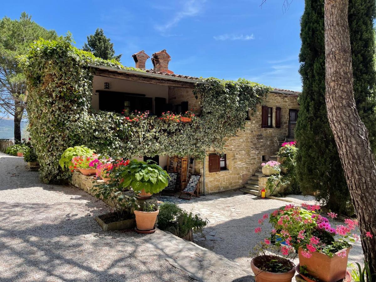 La Panoramica Gubbio - Maison De Charme - Casette E Appartamenti Self Catering Per Vacanze Meravigliose! Екстериор снимка
